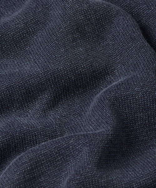 G-STAR（ジースター）の「WASHED LIGHTWEIGHT BIKER KNITTED SWEATER/ヴィンテージライクバイカーデザインニットセーター（ニット/セーター・レディース・ブルー系その他・MEDIUM/X-SMALL/SMALL）」の2枚目の写真