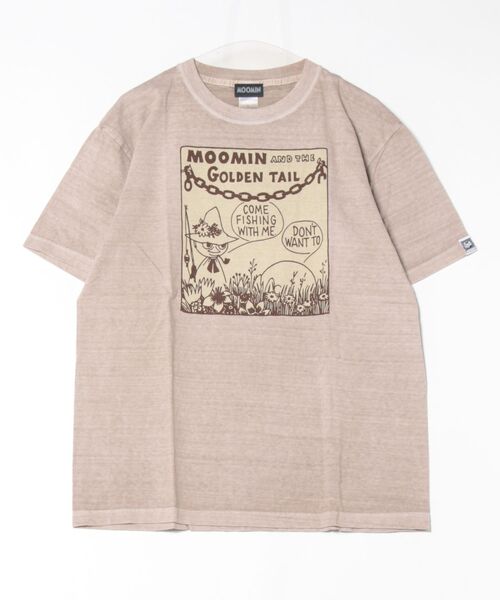 MOOMIN（ムーミン）の「MOOMIN / ムーミン ヴィンテージ フロント プリント 半袖 Tシャツ WNI（Tシャツ/カットソー・レディース・ブラック系1/グレー系1/ベージュ系2/グリーン系2/ネイビー系1/グレー系2/レッド系1/レッド系2/ブラック系2/ベージュ系1/グリーン系1/ネイビー系2・FREE）」の7枚目の写真