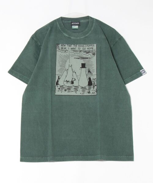MOOMIN（ムーミン）の「MOOMIN / ムーミン ヴィンテージ フロント プリント 半袖 Tシャツ WNI（Tシャツ/カットソー・レディース・ブラック系1/グレー系1/ベージュ系2/グリーン系2/ネイビー系1/グレー系2/レッド系1/レッド系2/ブラック系2/ベージュ系1/グリーン系1/ネイビー系2・FREE）」の8枚目の写真