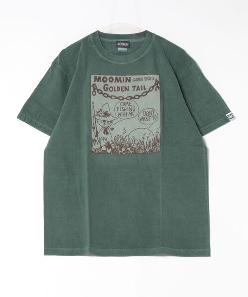 MOOMIN（ムーミン）の「MOOMIN / ムーミン ヴィンテージ フロント プリント 半袖 Tシャツ WNI（Tシャツ/カットソー・レディース・ブラック系1/グレー系1/ベージュ系2/グリーン系2/ネイビー系1/グレー系2/レッド系1/レッド系2/ブラック系2/ベージュ系1/グリーン系1/ネイビー系2・FREE）」の9枚目の写真