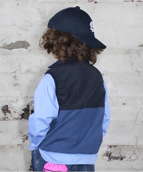 GROOVY COLORS（グルービーカラーズ）の「Nylon Taffeta VEST（ベスト・キッズ・ブラック・120/110）」の4枚目の写真