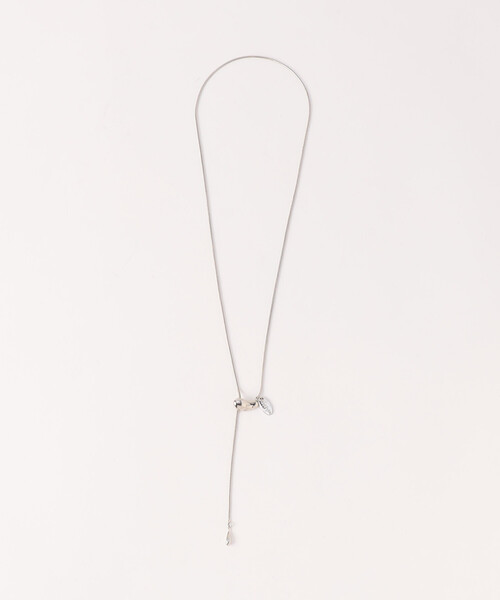 COMME CA ISM（コムサイズム）の「ビーンズスライドネックレス（ネックレス・レディース・シルバー・FREE）」の2枚目の写真