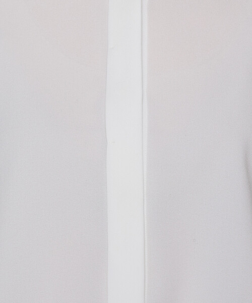 COMME CA（コムサ）の「トリアセジョーゼット シャツ（シャツ/ブラウス・レディース・グリーン系その他/ホワイト/ブラック・11号/9号）」の19枚目の写真