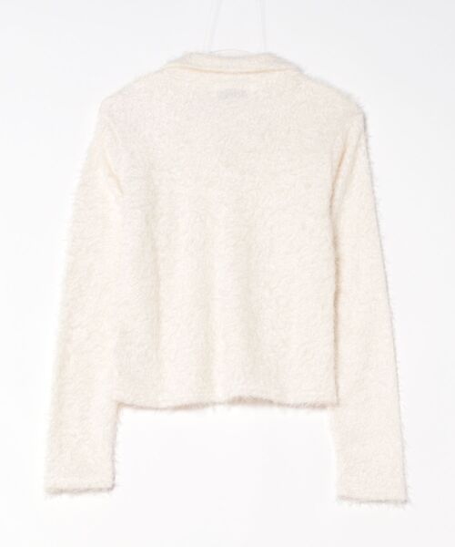 3.3 Field Trip （3.3フィールドトリップ）の「3.3 Field Trip／フェザースキッパーニット（ニット/セーター・レディース・オフホワイト/ブラウン/イエロー・FREE）」の4枚目の写真