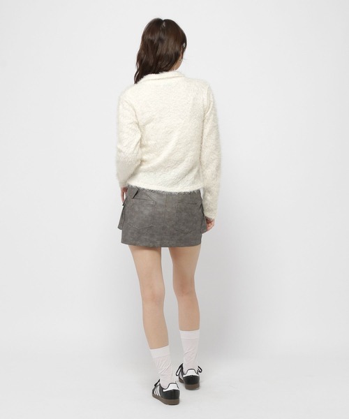 3.3 Field Trip （3.3フィールドトリップ）の「3.3 Field Trip／フェザースキッパーニット（ニット/セーター・レディース・オフホワイト/ブラウン/イエロー・FREE）」の20枚目の写真