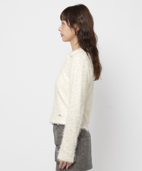 3.3 Field Trip （3.3フィールドトリップ）の「3.3 Field Trip／フェザースキッパーニット（ニット/セーター・レディース・オフホワイト/ブラウン/イエロー・FREE）」の13枚目の写真