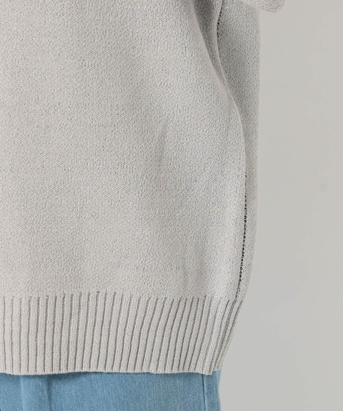 mysty woman（ミスティウーマン）の「BIGハートジャガードニットプルオーバー  322311（ニット/セーター・レディース・グレー/ブラック/アイボリー・FREE）」の14枚目の写真