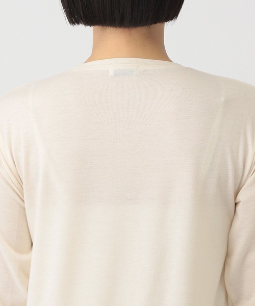 A part by（アパートバイ）の「チュールスリーブロンＴ（Tシャツ/カットソー・レディース・ライトブルー/ブラック/オフホワイト/アイボリー・FREE）」の22枚目の写真