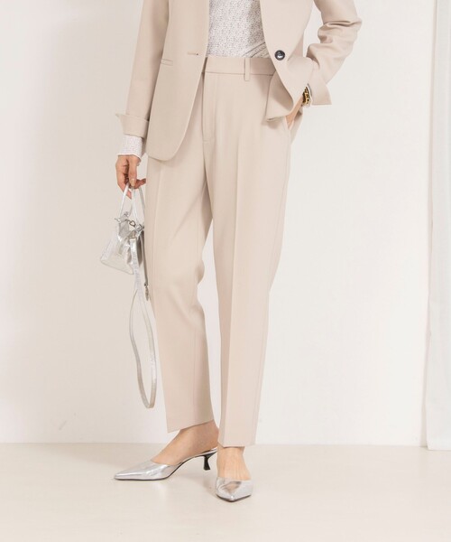 NOLLEY’S（ノーリーズ）の「《セットアップ対応》ウォッシャブルダブルクロススリムパンツ（その他パンツ・レディース・ネイビー/ベージュ/ブラック・38/36/40/34）」の15枚目の写真