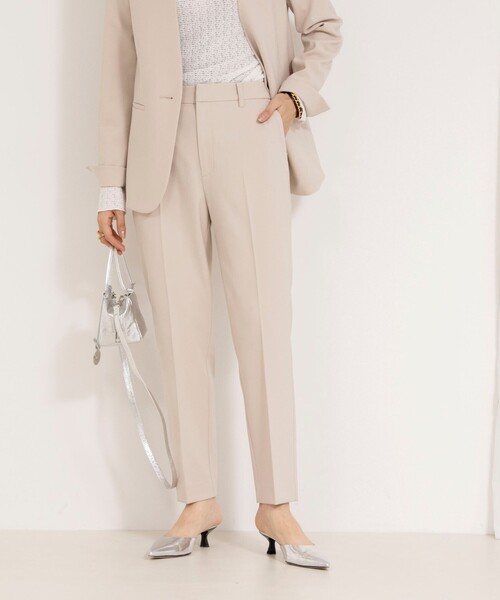 NOLLEY’S（ノーリーズ）の「《セットアップ対応》ウォッシャブルダブルクロススリムパンツ（その他パンツ・レディース・ネイビー/ベージュ/ブラック・38/36/40/34）」の16枚目の写真
