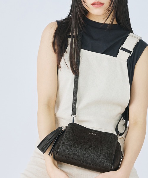 ムルーア（MURUA）/ミニショルダーバッグ MR−B1324 タッセル MURUA(ムルーア) ミニショルダーバッグ MR-B1324 タッセル（ショルダー
