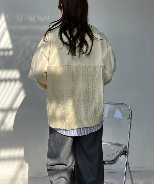 AS KNOW AS plus(アズノゥアズプラス)の「●レイヤードデザインタンクトップ(タンクトップ・レディース・オフホワイト/ネイビー系/ブルー系/ホワイト系/ブラック系・FREE)」の13枚目の写真