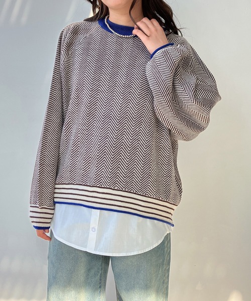 AS KNOW AS plus(アズノゥアズプラス)の「●レイヤードデザインタンクトップ(タンクトップ・レディース・オフホワイト/ネイビー系/ブルー系/ホワイト系/ブラック系・FREE)」の19枚目の写真