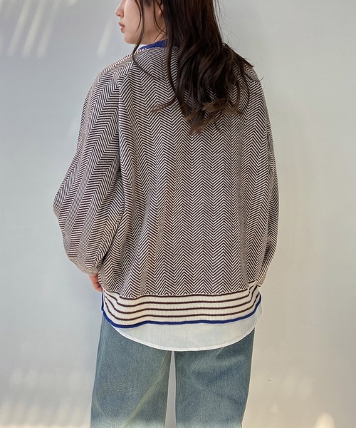 AS KNOW AS plus(アズノゥアズプラス)の「●レイヤードデザインタンクトップ(タンクトップ・レディース・オフホワイト/ネイビー系/ブルー系/ホワイト系/ブラック系・FREE)」の22枚目の写真