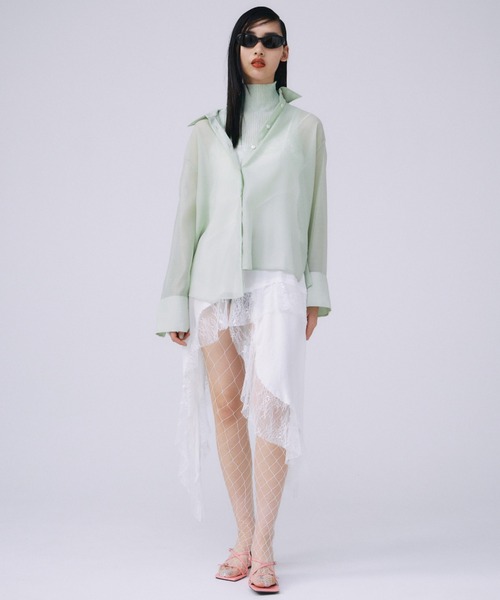 Sheer リトルスージー　シアーシャツ　デザインシャツ　オシャレ Sheer リトルスージーシアーシャツデザインシャツオシャレ
