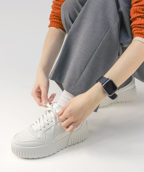 Love♡Tiger セール】LOVE HUNTER 厚底ボリュームソールコートスニーカー(2213