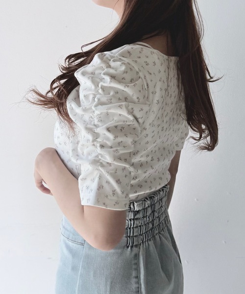 NOMAE(ノーマエ)の「リボンフリルレイヤードトップス(Tシャツ/カットソー・レディース・ピンク系その他/ブラック/ピンクベージュ/ブルー系その他・FREE)」の8枚目の写真