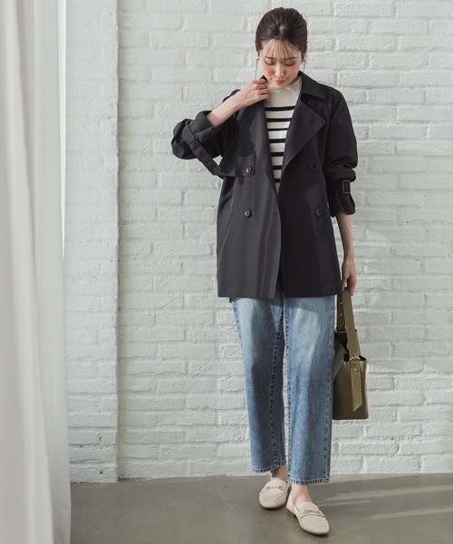 はるこう セール】エアかるミドルトレンチコート/234546（トレンチコート