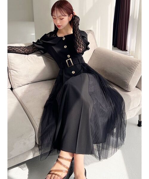 RESEXXY（リゼクシー）の「カップ付きストレッチレーストップス（Tシャツ/カットソー・レディース・ブラック/ホワイト・FREE）」の22枚目の写真