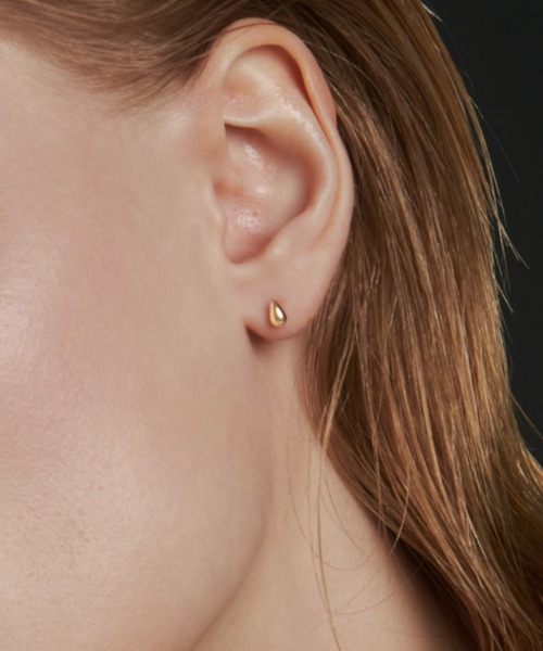 美品★ルボンボン K18ドロップピアス S イエローゴールド ルボンボン イエローゴールド ピアス 美品☆ルボンボン K18ドロップ