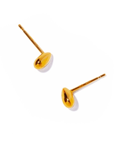 les bonbon(ルボンボン)の「【les bonbon】K18 drip pierce/ドリップ ピアス S(ピアス(両耳用)・レディース・イエローゴールド・S)」の3枚目の写真