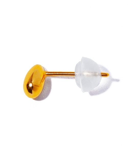 les bonbon(ルボンボン)の「【les bonbon】K18 drip pierce/ドリップ ピアス S(ピアス(両耳用)・レディース・イエローゴールド・S)」の4枚目の写真