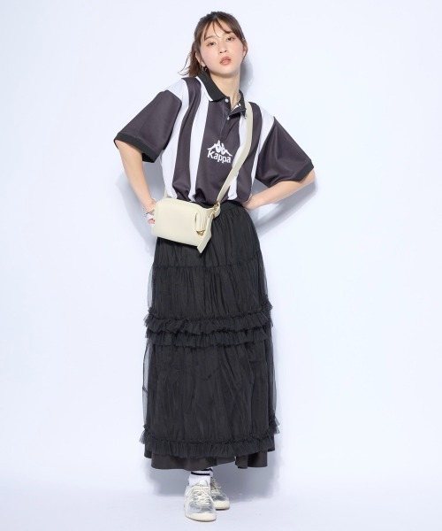 Kappa - 値下げ　新品　kappa ポロシャツ　スカート Kappa スカート 「Kappa/カッパ」レディースロゴスカート ゴルフ