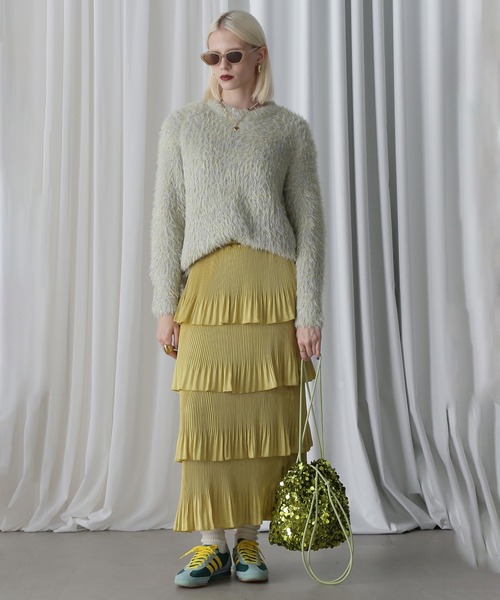 ROSE BUD（ローズバッド）の「ROSE BUD BAG（ショルダーバッグ・レディース・ライトグリーン/シルバー・ONE SIZE）」の20枚目の写真