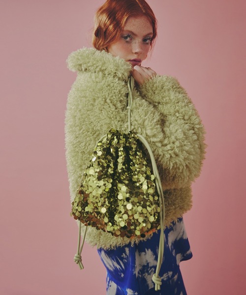 ROSE BUD（ローズバッド）の「ROSE BUD BAG（ショルダーバッグ・レディース・ライトグリーン/シルバー・ONE SIZE）」の19枚目の写真