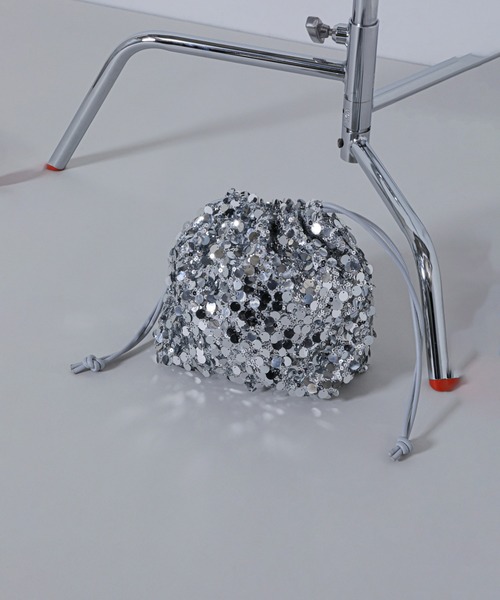 ROSE BUD（ローズバッド）の「ROSE BUD BAG（ショルダーバッグ・レディース・ライトグリーン/シルバー・ONE SIZE）」の9枚目の写真