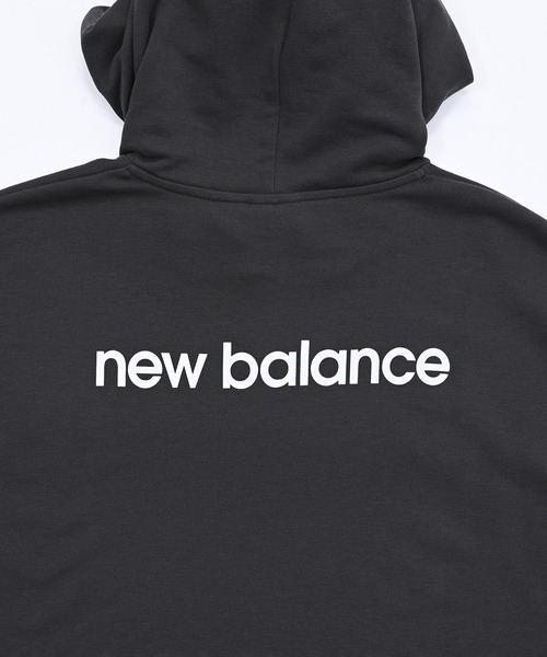 NEW BALANCE(ニューバランス)の「スウェットショートスリーブフーディー(パーカー・レディース・ブラック/スモークピンク・SMALL/X-LARGE/LARGE/MEDIUM)」の8枚目の写真