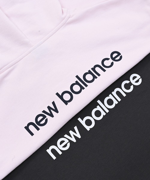 NEW BALANCE(ニューバランス)の「スウェットショートスリーブフーディー(パーカー・レディース・ブラック/スモークピンク・SMALL/X-LARGE/LARGE/MEDIUM)」の15枚目の写真