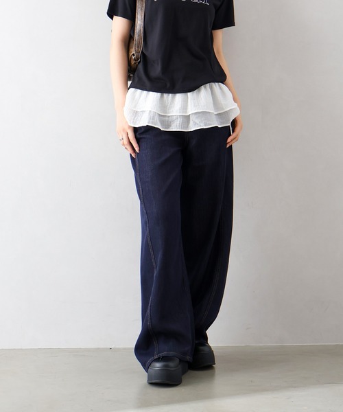 SpRay（スプレイ）の「裾レースレイヤードキャミソール（キャミソール・レディース・B・FREE）」の10枚目の写真