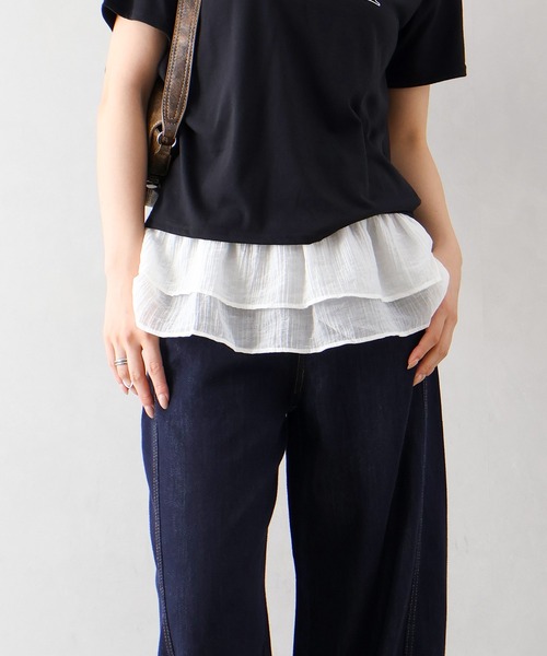 SpRay（スプレイ）の「裾レースレイヤードキャミソール（キャミソール・レディース・B・FREE）」の8枚目の写真