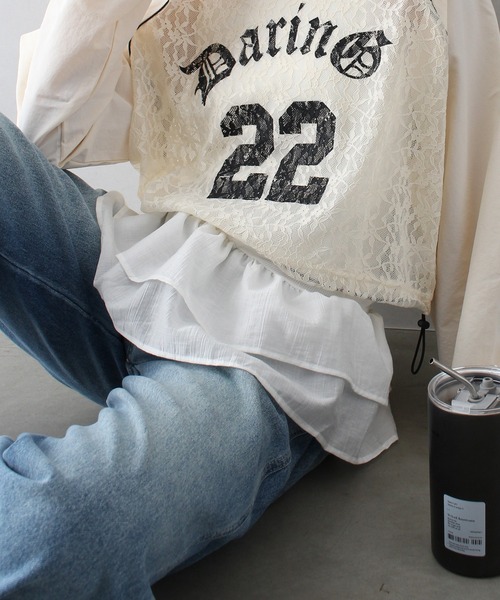 SpRay（スプレイ）の「裾レースレイヤードキャミソール（キャミソール・レディース・B・FREE）」の3枚目の写真