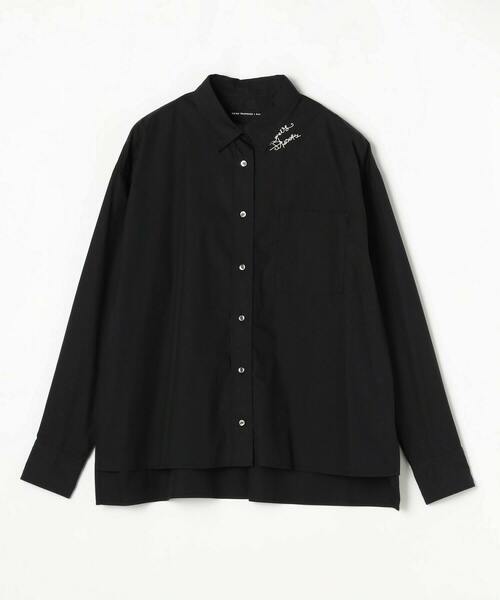 ADIEU TRISTESSE(アデュートリステス)の「heso ドローイング刺繍シャツ(シャツ/ブラウス・レディース・ブラック/グレー/ブルー系その他・38)」の2枚目の写真