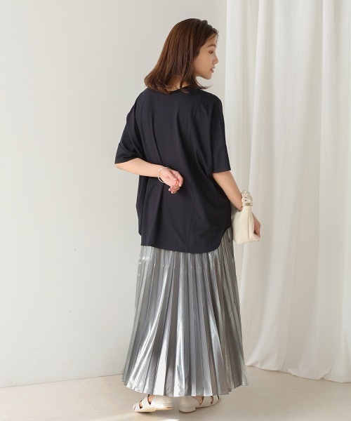 Bou Jeloud（ブージュルード）の「シャイニープリーツスカート（スカート・レディース・シルバー/シャンパン・MEDIUM）」の19枚目の写真