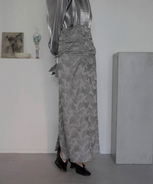 セール】【MINERTE】【オケージョン】 jacquard shirring