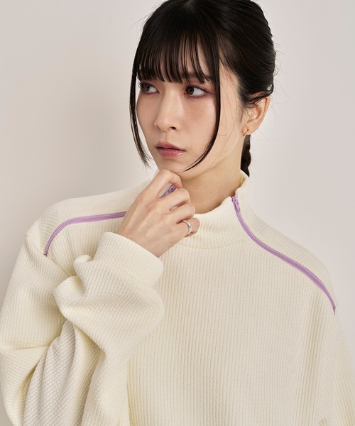 Nora Lily(ノラリリー)の「【Nora Lily】Fasning Design PO Top(その他トップス・メンズ・グレー/ブラック/ホワイト・FREE)」の9枚目の写真
