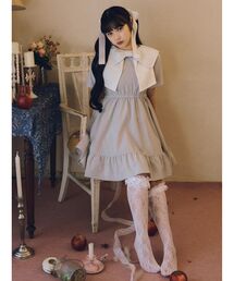 merry jenny | BIG ribbon frillミニワンピース(ワンピース)