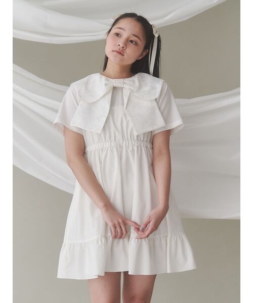 merry jenny ribbonレースワンピース merry jenny（メリージェニー）の「ribbonレースワンピース