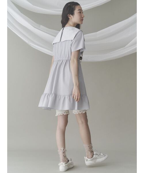 merry jenny（メリージェニー）の「BIG ribbon frillミニワンピース