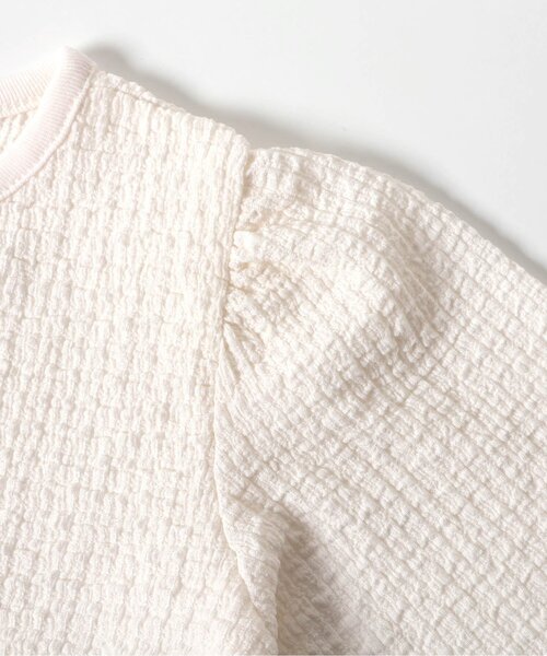 apres les cours(アプレレクール)の「【UVカット/ジュニア対応】リボンボタンカーディガン(カーディガン/ボレロ・キッズ・ブラック/アイボリー・80/90/100/110/120/130/140)」の13枚目の写真