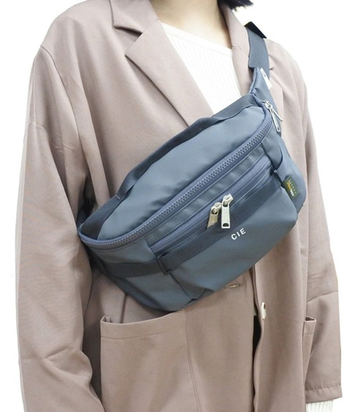 CIE(シー)の「【CIE】GRID3 WAIST PACK 032069(ショルダーバッグ・レディース・ネイビー/ライトグレー/オリーブ/ブラック・FREE)」の10枚目の写真
