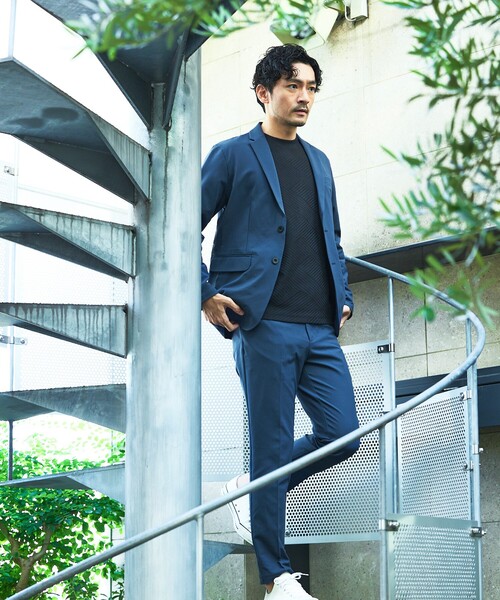 ABAHOUSE GRAY（アバハウスグレイ）の「ジオメトリックリンクス 長袖Tシャツ（Tシャツ/カットソー・メンズ・グレイッシュベージュ/グレイッシュブルー/ホワイト/ブラック/ボルドー・46/48）」の20枚目の写真