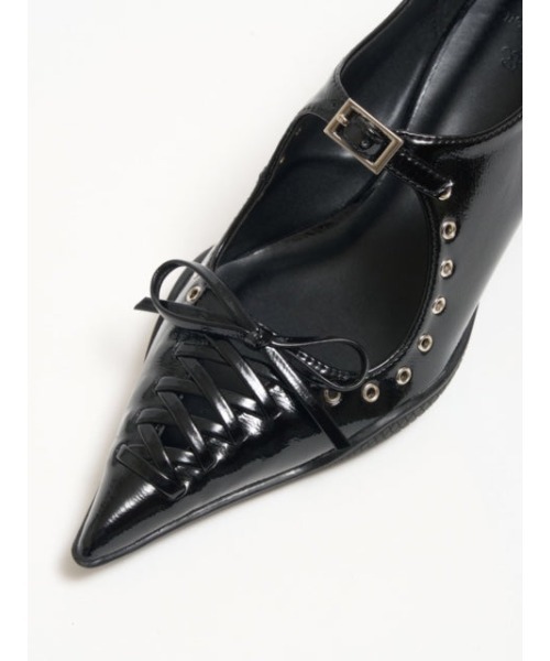 Bella lume（ベッラルーメ）の「《Bella Lume(ベッラルーメ)》アイレットパンプス（パンプス・レディース・ブラック/アイボリー・LARGE/MEDIUM/SMALL）」の16枚目の写真