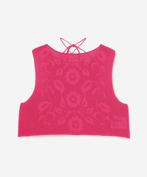 Bshop（ビショップ）の「A MENDA | フラワーレース ニットベスト