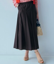 チェーンプリントフレアスカート ４６ 23区　ニジュウサンク　大きいサイズ チェーンプリントフレアスカート 46 23区 ニジュウサンク