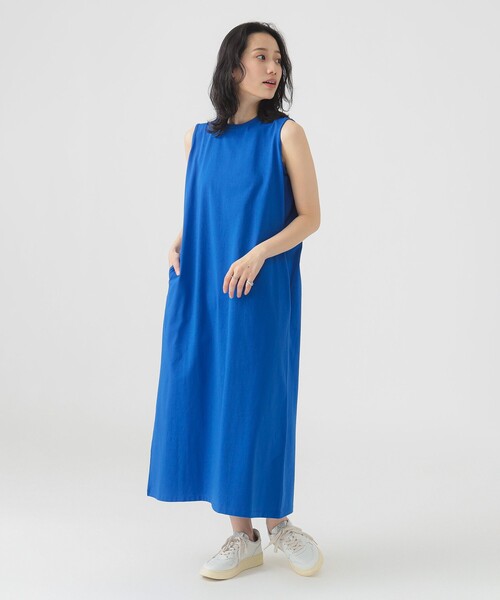 美品　Munsing wear ノースリーブダウンワンピース セール】タック ノースリーブ ワンピース（S～M）（ワンピース