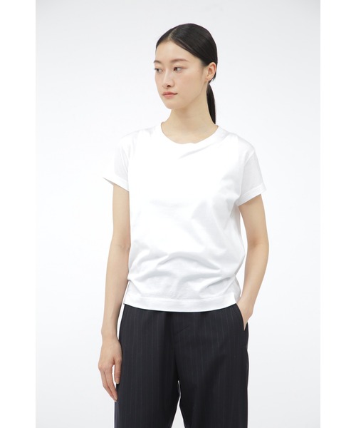 新品　マーガレットハウエル　PLAIN COTTON JERSEY半袖カットソー PLAIN COTTON JERSEY（Tシャツ/カットソー）｜MARGARET HOWELL
